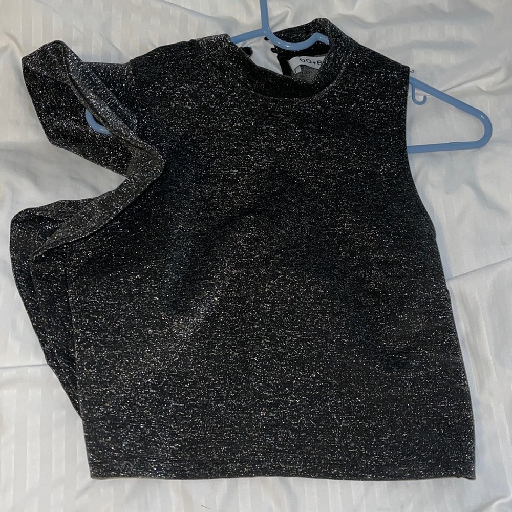 DO+BE Grey Shine Top
